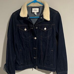Forever 21 Sherpa Denim Jacket